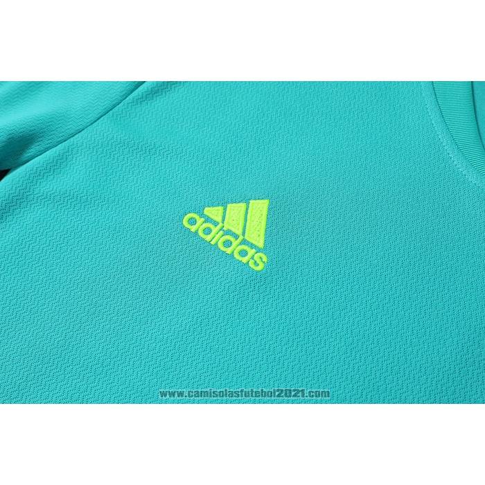 Fato de Treino Juventus Manga Curta 2022-2023 Azul Y Verde - Calcas Curta